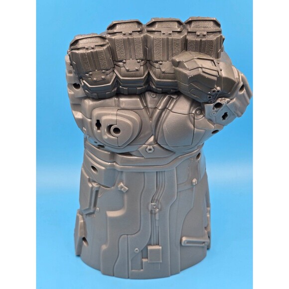Hasbro Marvel Avengers Silver Infinity Gauntlet Fist Electronic Light and Sound - Picture 2 of 4